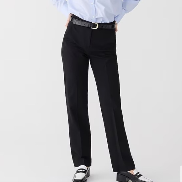 J crew Kate straight-leg pant in bi-stretch cotton blend petite - Picture 1 of 8